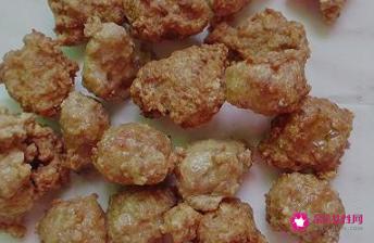 油炸肉丸子的家常做法简单