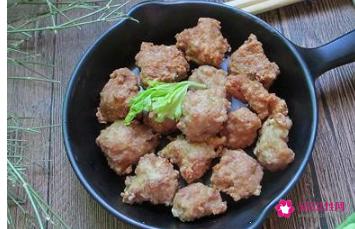 油炸肉丸子的家常做法简单