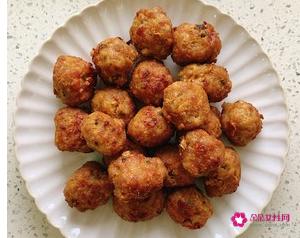 油炸肉丸子的制作方法和配料