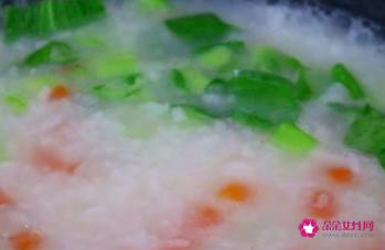 青菜粥的做法家常饭