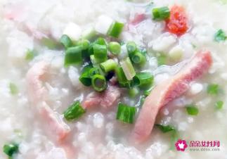青菜粥的做法家常饭
