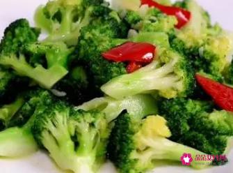 家常炒西兰花的做法