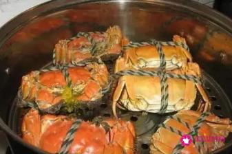 螃蟹一般蒸几分钟