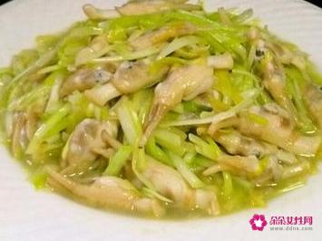 韭黄炒肉丝的做法