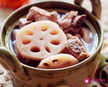 莲藕汤的做法