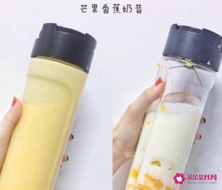 水果牛奶榨汁搭配