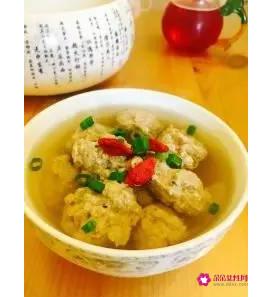 猪肉丸子汤的做法及配方窍门