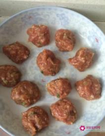 肉丸子的制作方法和配料