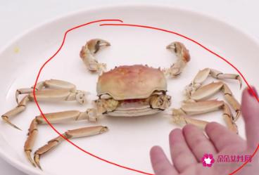 螃蟹吃法分解图