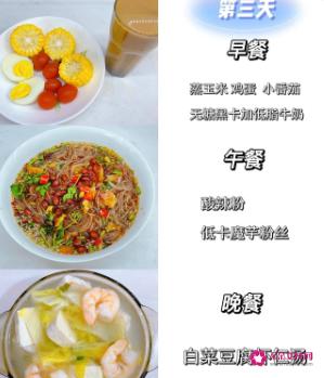 21天减脂餐食谱一日三餐