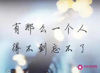 爱一个人句子大全