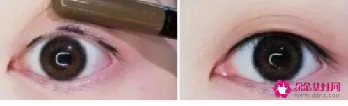 单眼皮怎么画眼线步骤