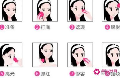 基本彩妆的化妆步骤