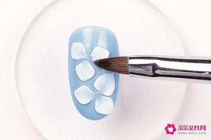 美甲雕花教程