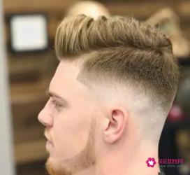 方脸适合什么发型男