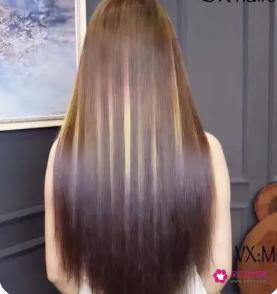 圆脸女生长发发型