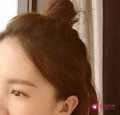 十种齐肩短发扎发图片