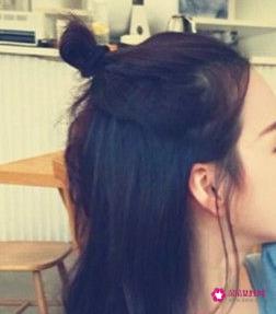 十种齐肩短发扎发图片