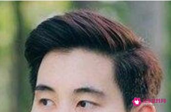 适合大圆脸男士发型