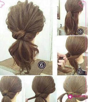 长头发怎么扎好看又简单易学