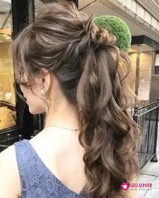 女生不显秃的无刘海发型