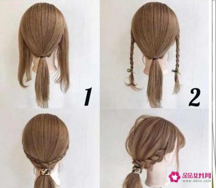 十种齐肩短发扎发