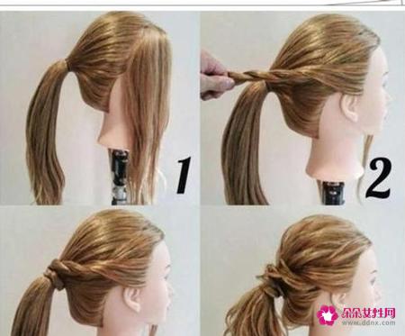 十种齐肩短发扎发