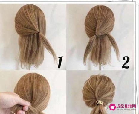 十种齐肩短发扎发