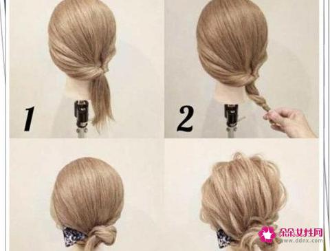 十种齐肩短发扎发