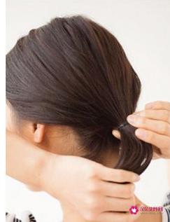 十种齐肩短发扎发