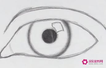 眉毛怎么画素描