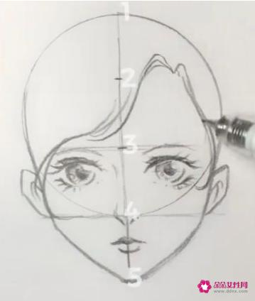 如何画漫画脸
