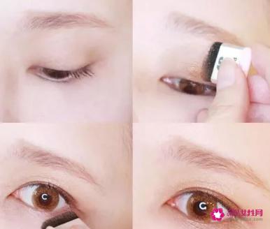 双色眼影怎么画初学者