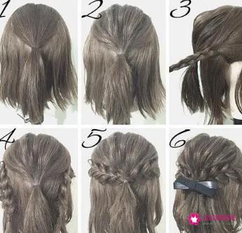 编发短发发型简单又好看