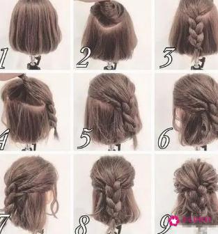 编发短发发型简单又好看