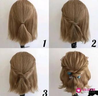 编发短发发型简单又好看