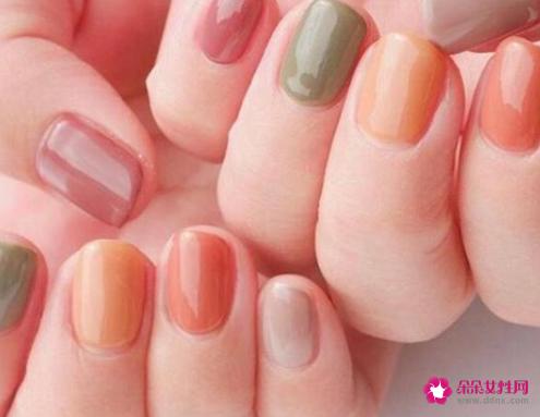 适合手短胖的美甲图片