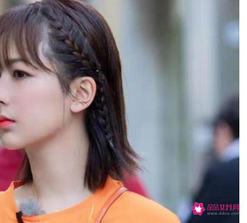 编发发型简单又好看中学女生