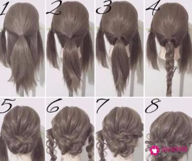 适合戴帽子的发型简单扎发