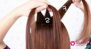 懒人扎出简单漂亮头发步骤