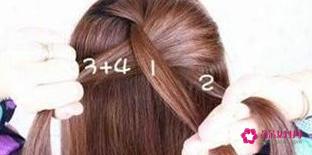 懒人扎出简单漂亮头发步骤