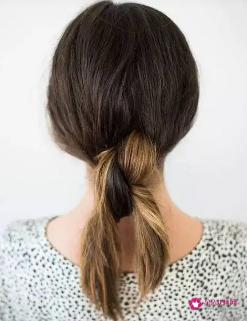 懒人扎出简单漂亮头发步骤