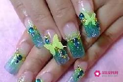 美甲雕花款式