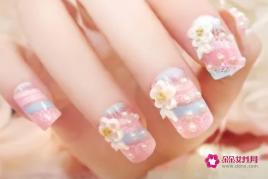 美甲雕花款式