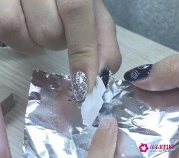 光疗延长卸甲步骤图片