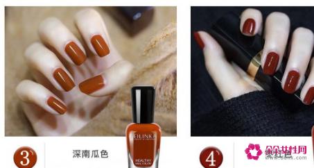 美甲甲型五种分类图