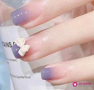 美甲图片短指甲款式显白