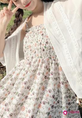 碎花长裙应该怎么搭配鞋子