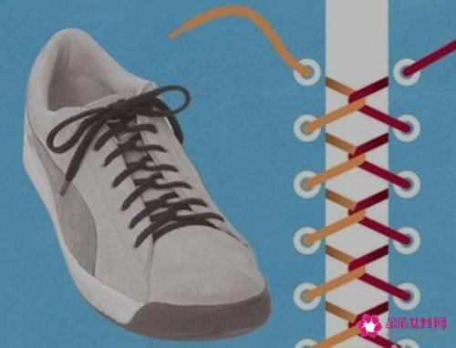鞋带的15种系法图解
