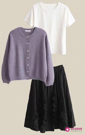 半身长裙搭配什么上衣好看